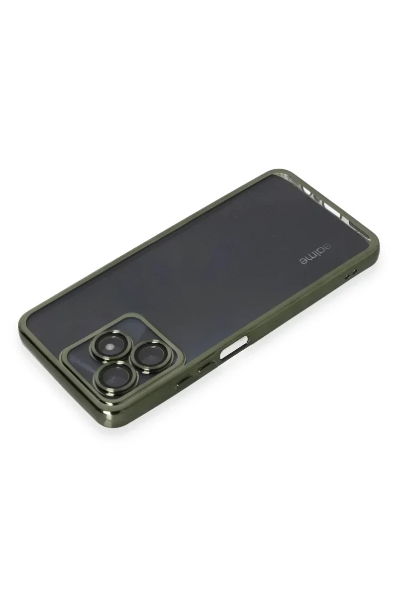 Realme C53 Kılıf Razer Lensli Silikon - Yeşil Realme C53 Kılıf Razer Lensli Silikon - Yeşil