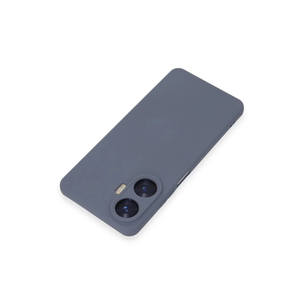 Realme C55 ile Uyumlu Nano İçi Kadife Silikon Kılıf - Gri