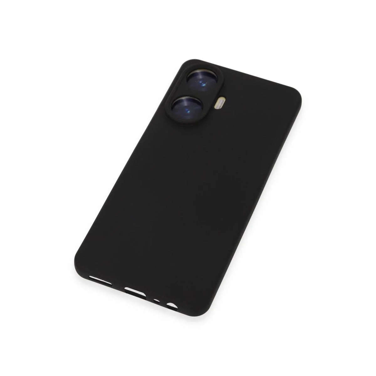 Realme C55 ile Uyumlu Nano İçi Kadife Silikon Kılıf - Siyah Fiyatı, Yorumları ve Özellikleri