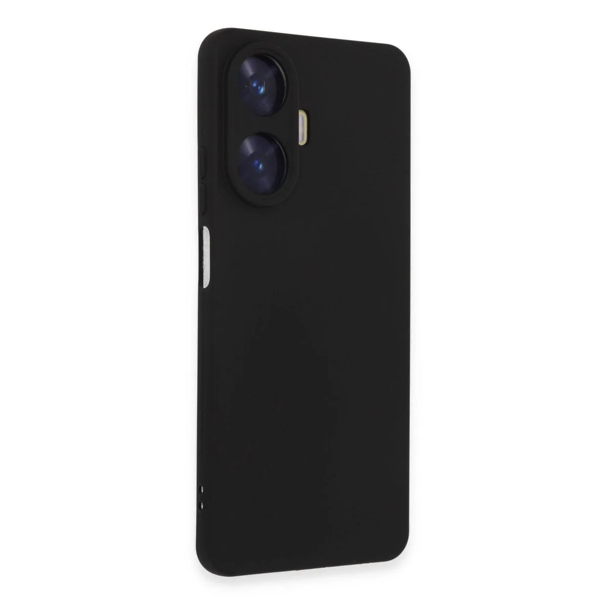 Realme C55 ile Uyumlu Nano İçi Kadife Silikon Kılıf - Siyah Fiyatı, Yorumları ve Özellikleri