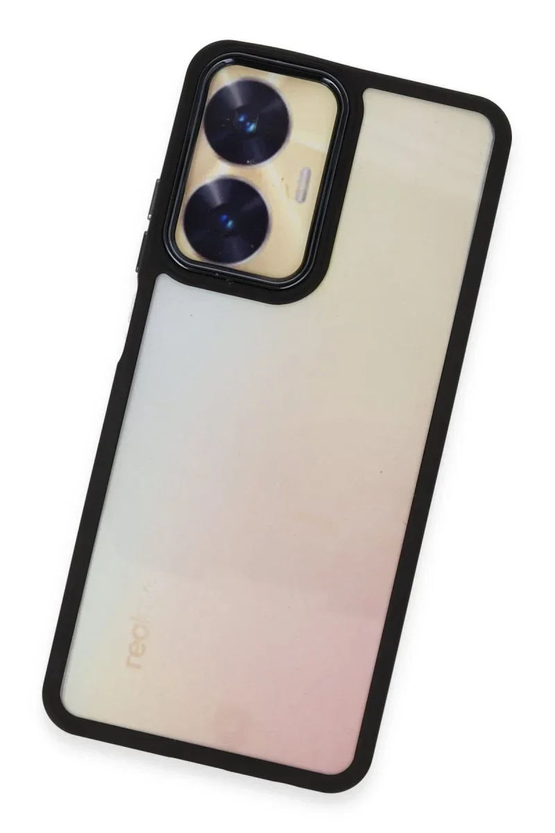 Realme C55 Kılıf Dora Kapak - Siyah