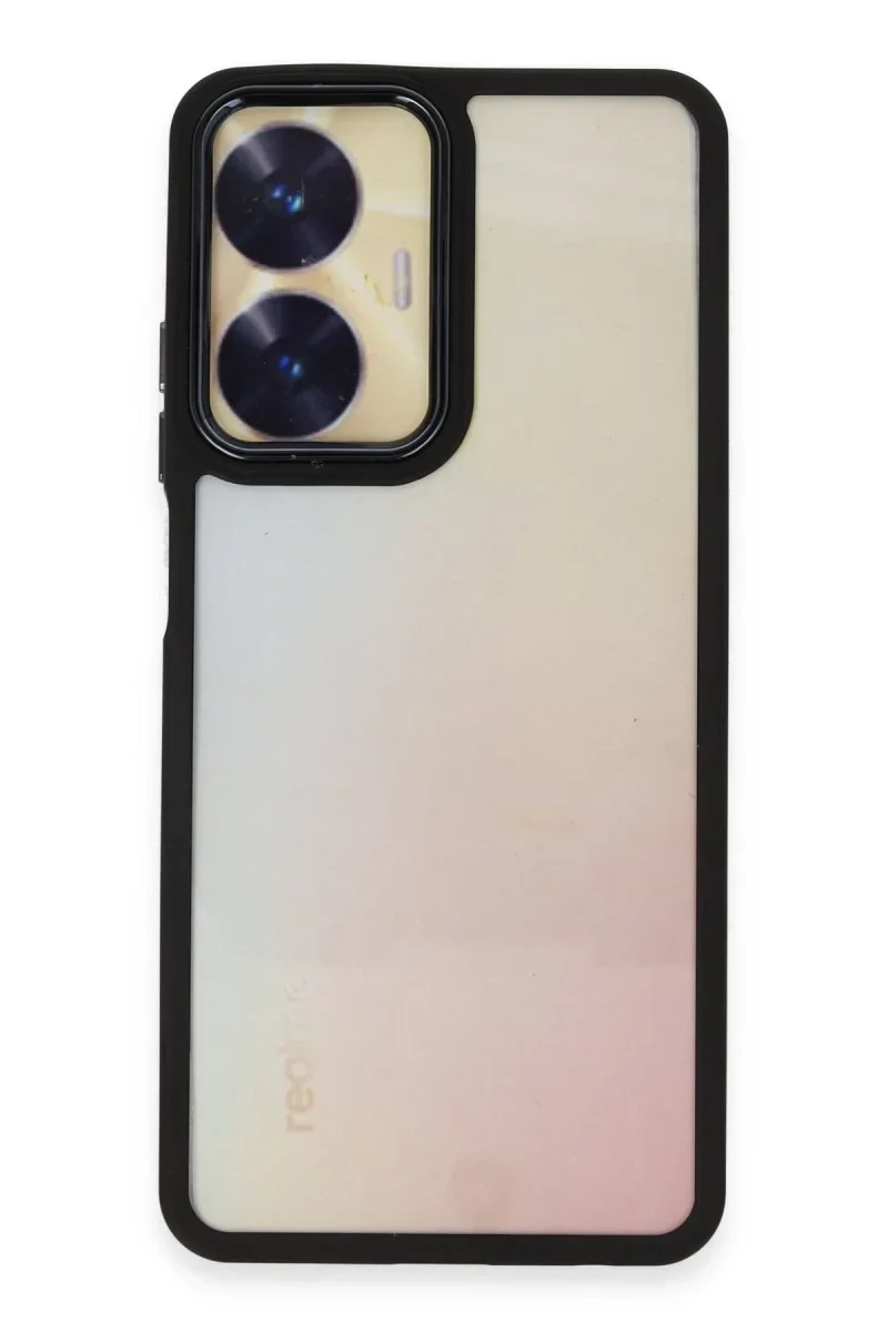 Realme C55 Kılıf Dora Kapak - Siyah