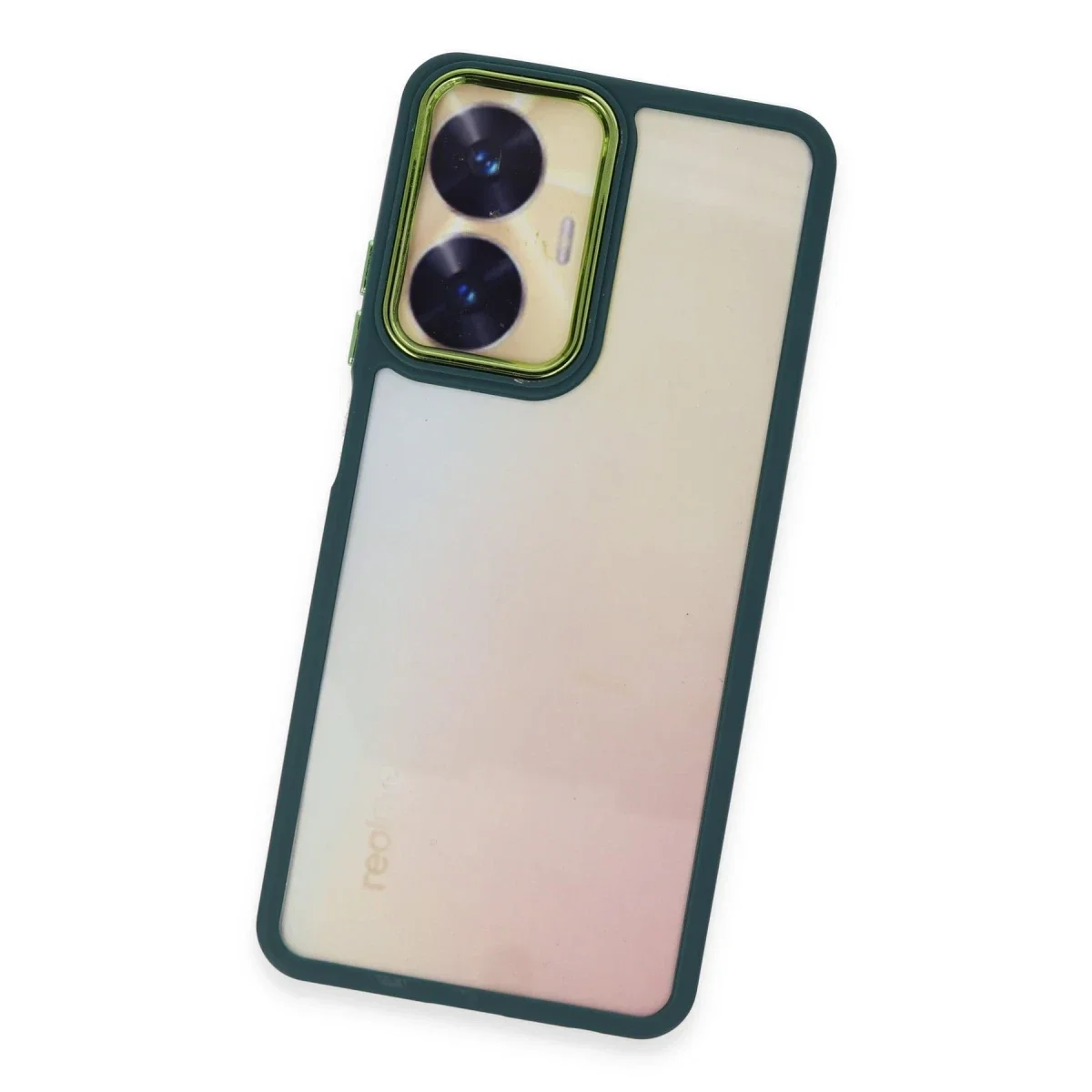 Realme C55 Kılıf Dora Kapak - Haki Yeşil