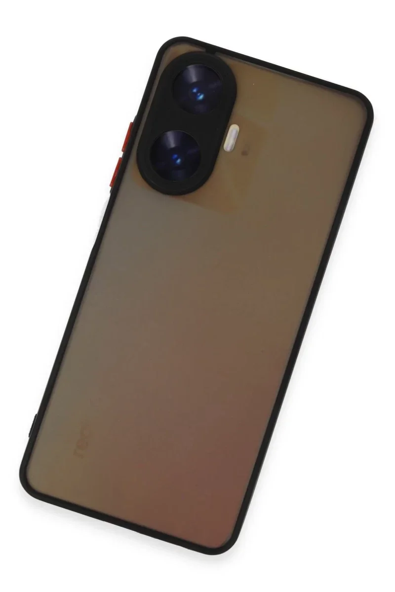 Realme C55 Kılıf Montreal Silikon Kapak - Siyah