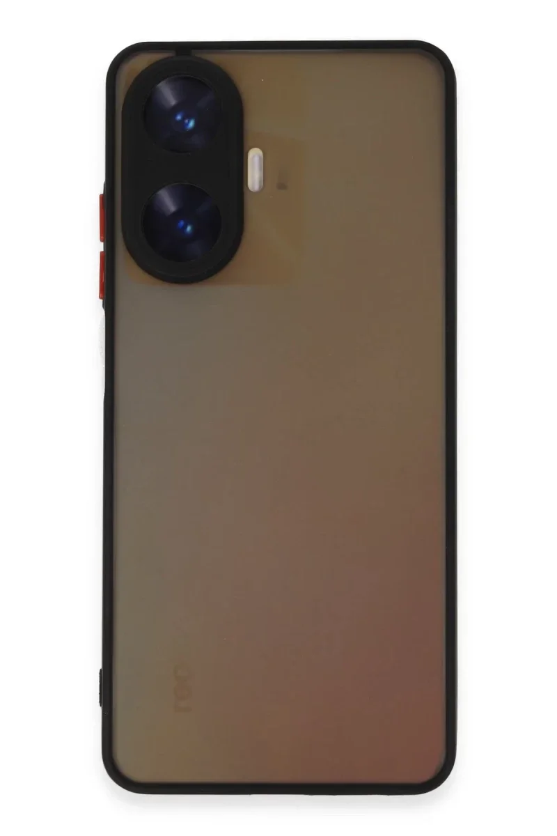 Realme C55 Kılıf Montreal Silikon Kapak - Siyah