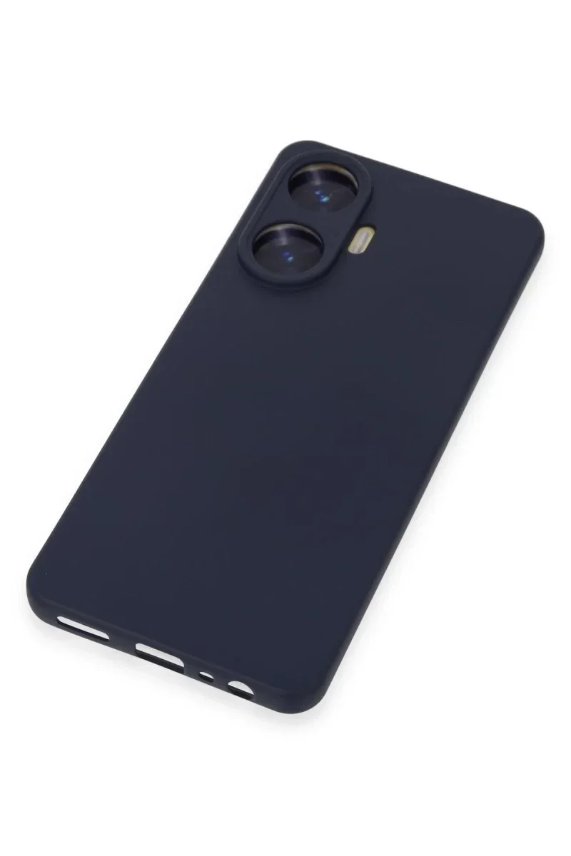 Realme C55 Kılıf Nano içi Kadife Silikon - Mor Realme C55 Kılıf Nano içi Kadife Silikon - Mor