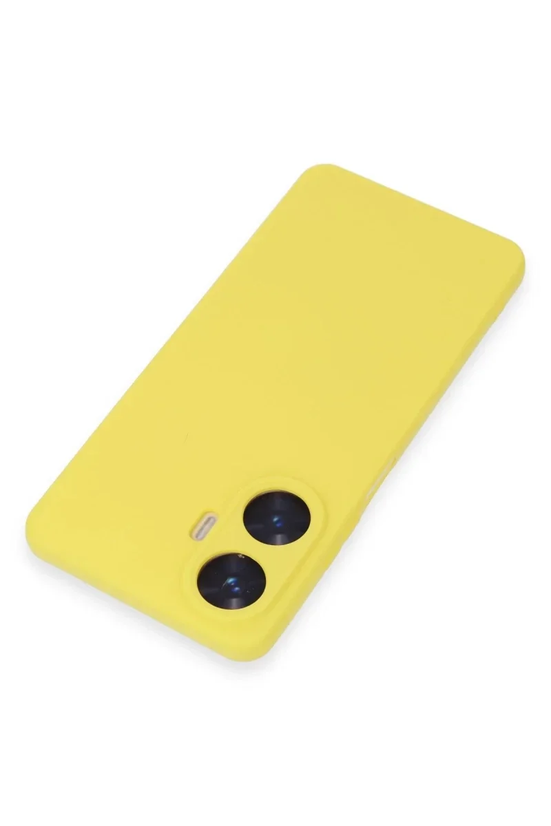 Realme C55 Kılıf Nano içi Kadife Silikon - Sarı Fiyatı, Yorumları ve Özellikleri