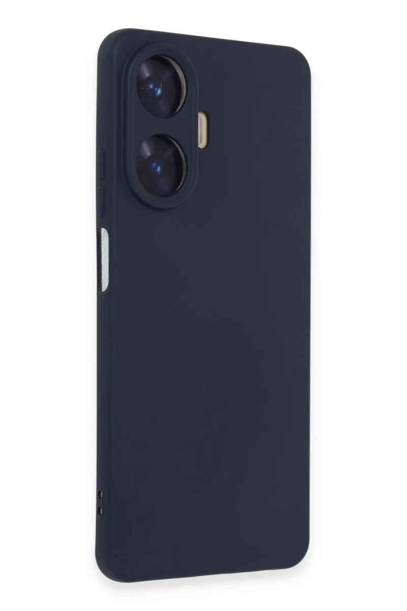 Realme C55 Kılıf Nano içi Kadife Silikon - Mor Realme C55 Kılıf Nano içi Kadife Silikon - Mor