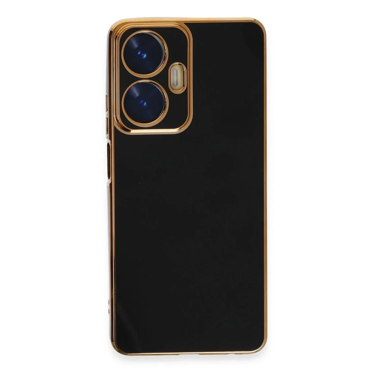 Realme C55 Kılıf Volet Silikon - Siyah Realme C55 Kılıf Volet Silikon - Siyah