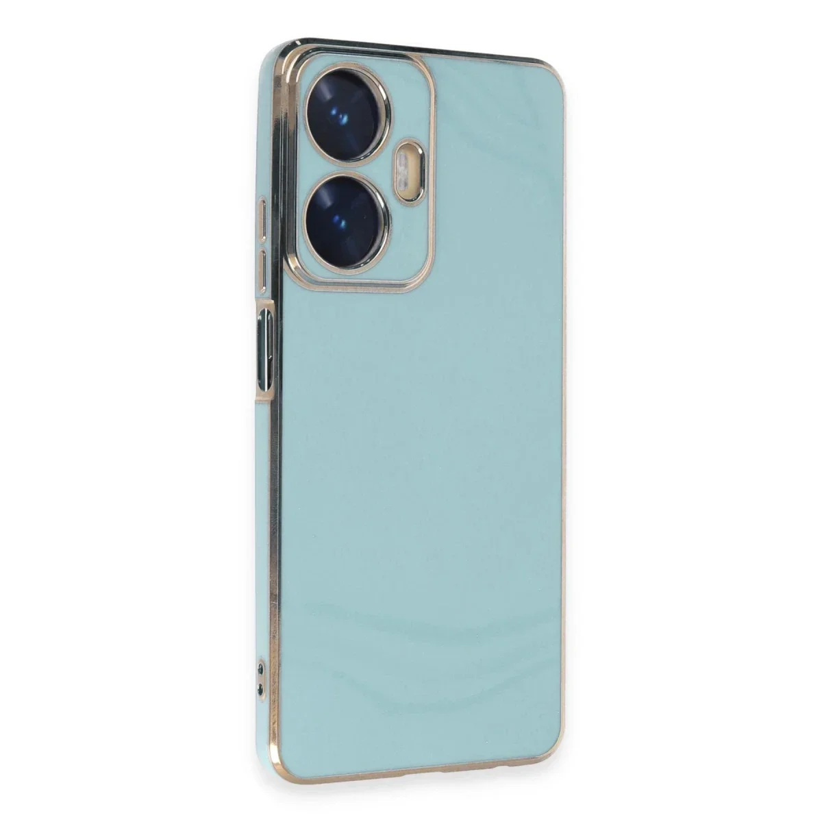 Realme C55 Kılıf Volet Silikon - Açık Yeşil Realme C55 Kılıf Volet Silikon - Açık Yeşil