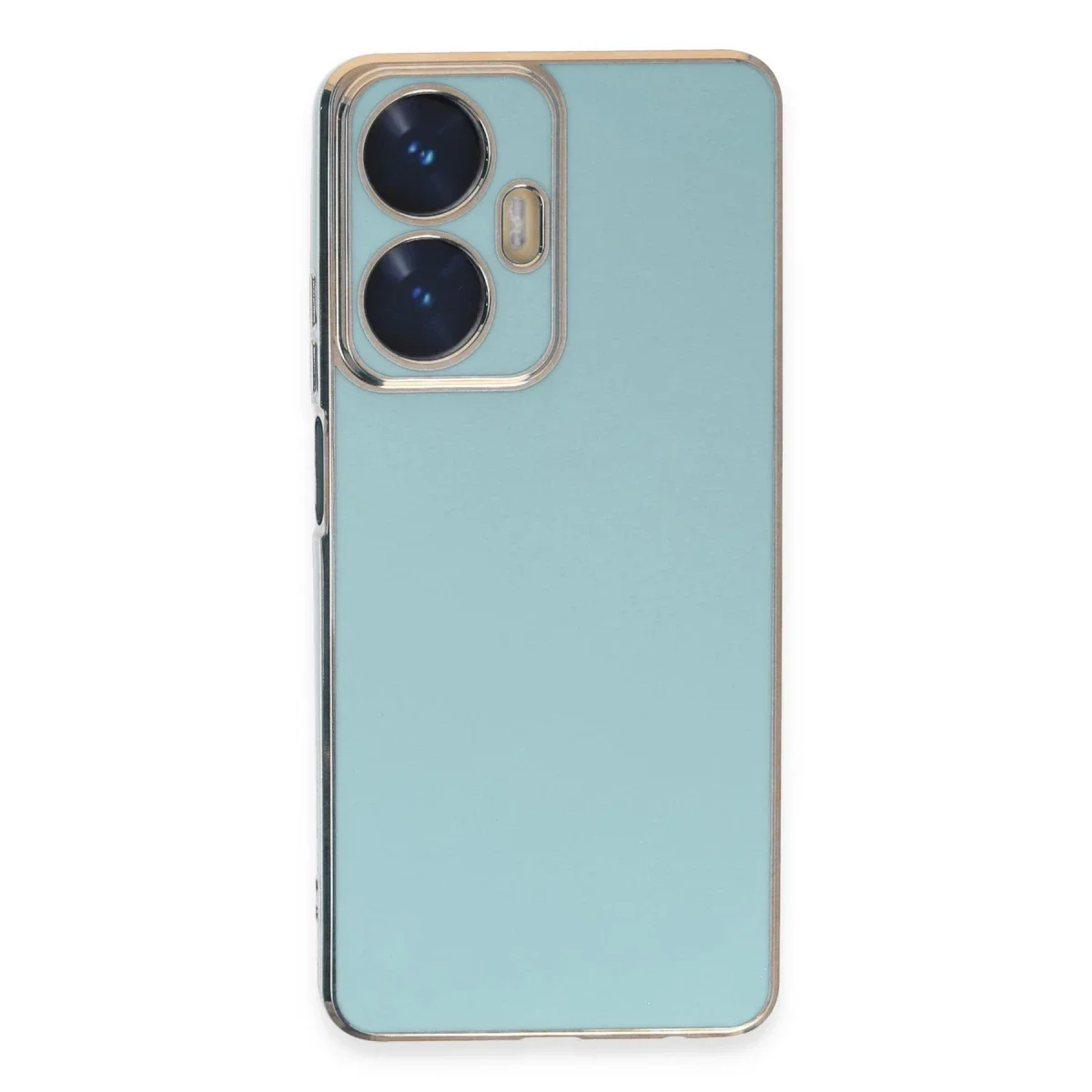 Realme C55 Kılıf Volet Silikon - Açık Yeşil Realme C55 Kılıf Volet Silikon - Açık Yeşil