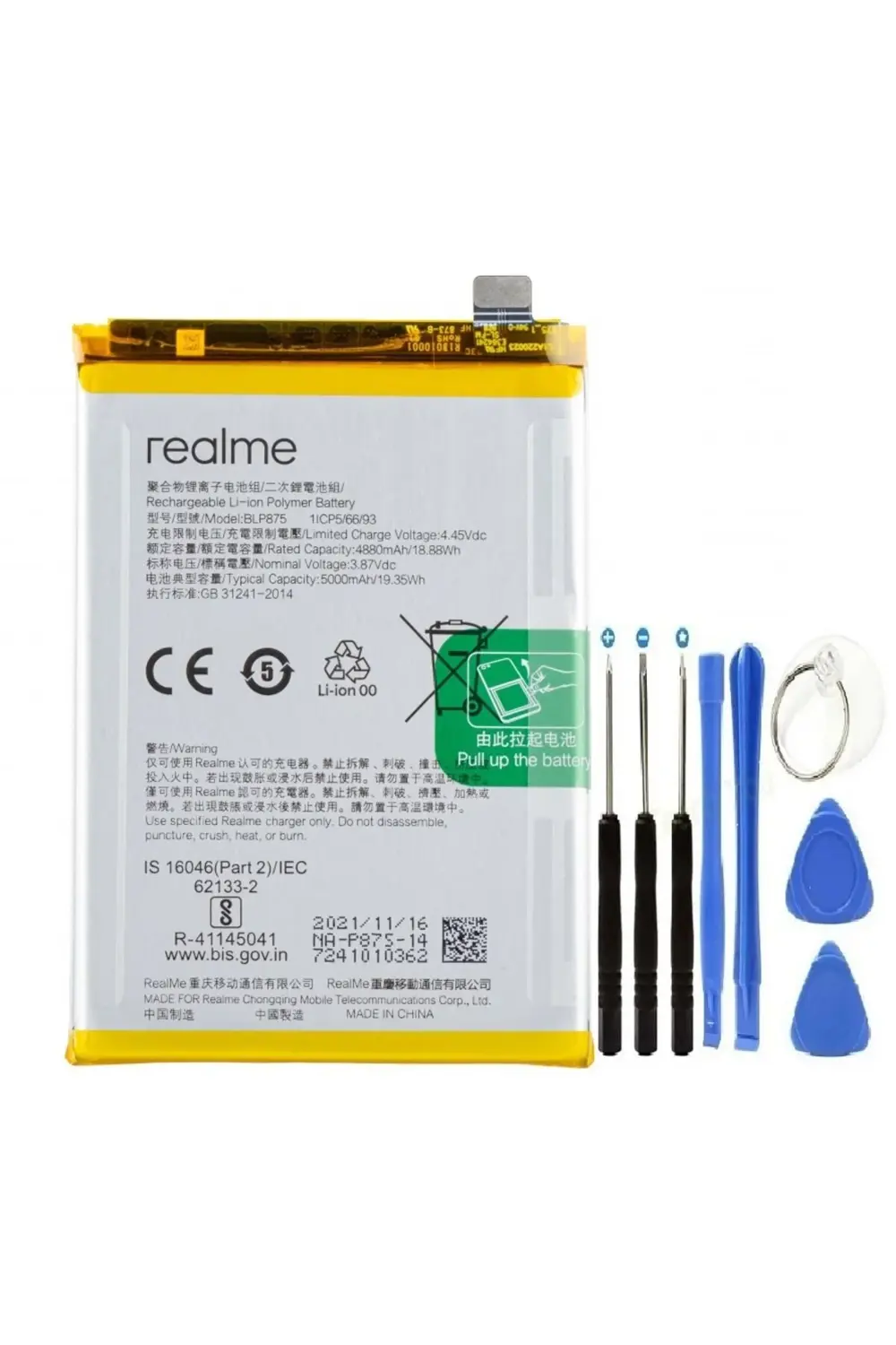 Realme C55 Pil Batarya+Tamir Set
