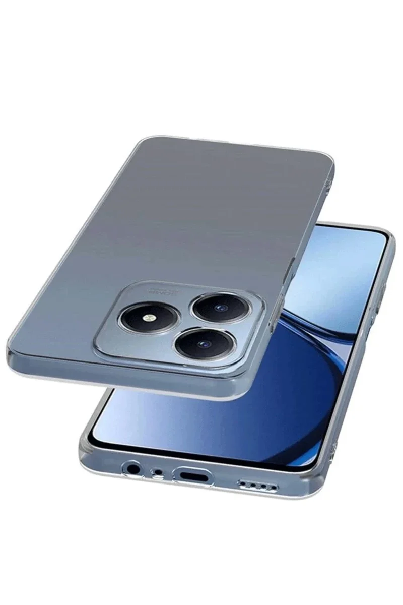 Realme C61 Kılıf Lüx Şeffaf Silikon Realme C61 Kılıf Lüx Şeffaf Silikon