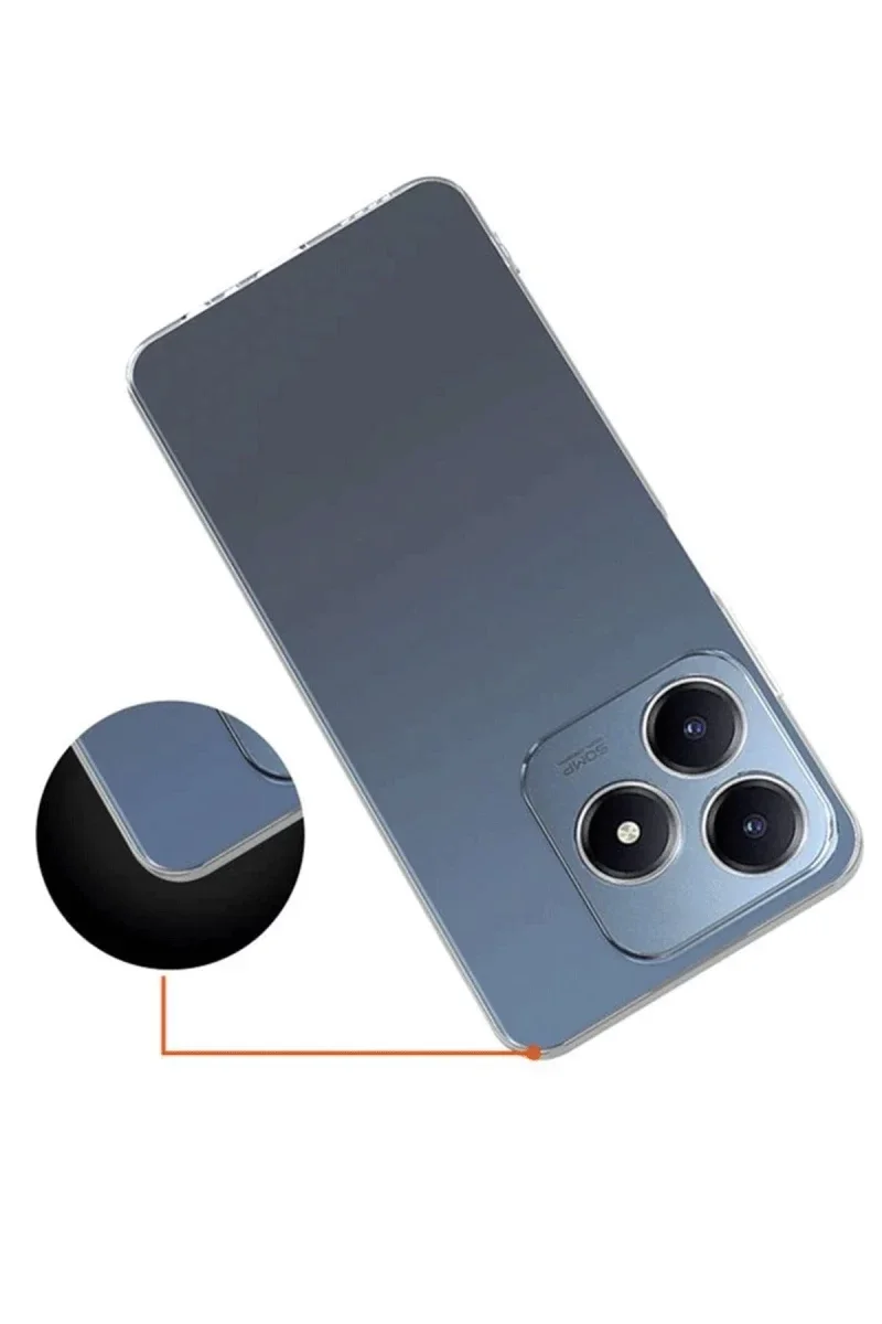 Realme C61 Kılıf Lüx Şeffaf Silikon Realme C61 Kılıf Lüx Şeffaf Silikon