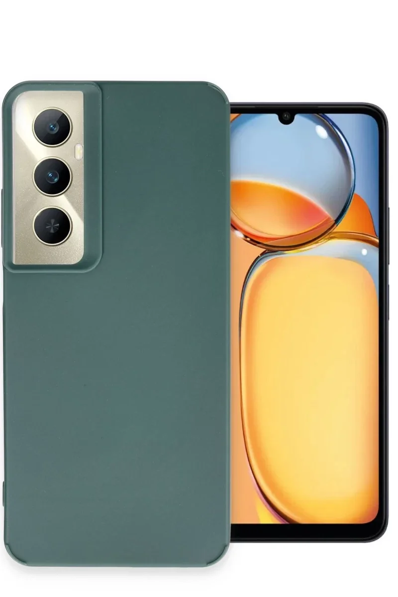 Realme C65 Kılıf Petro Silikon - Koyu Yeşil Fiyatı, Yorumları ve Özellikleri
