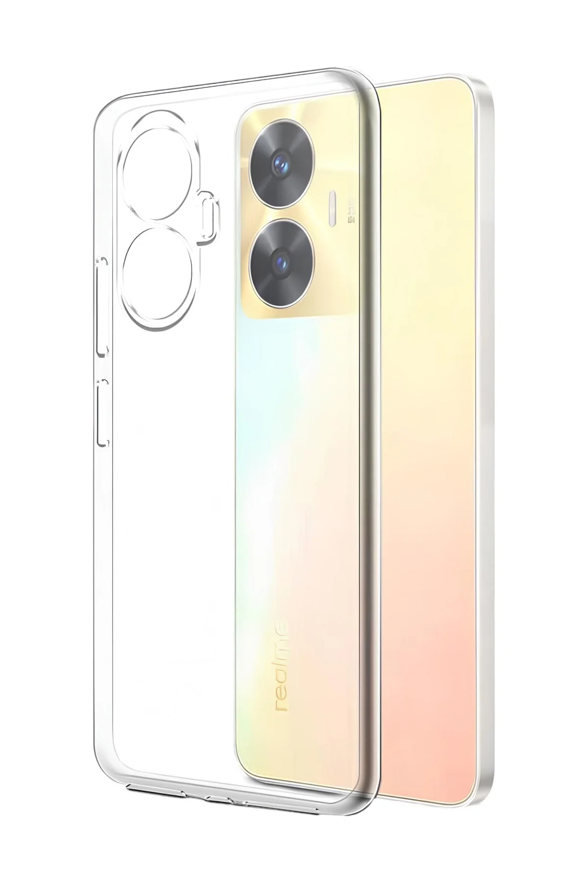 Realme C65 Premium Şeffaf Silikon Kılıf