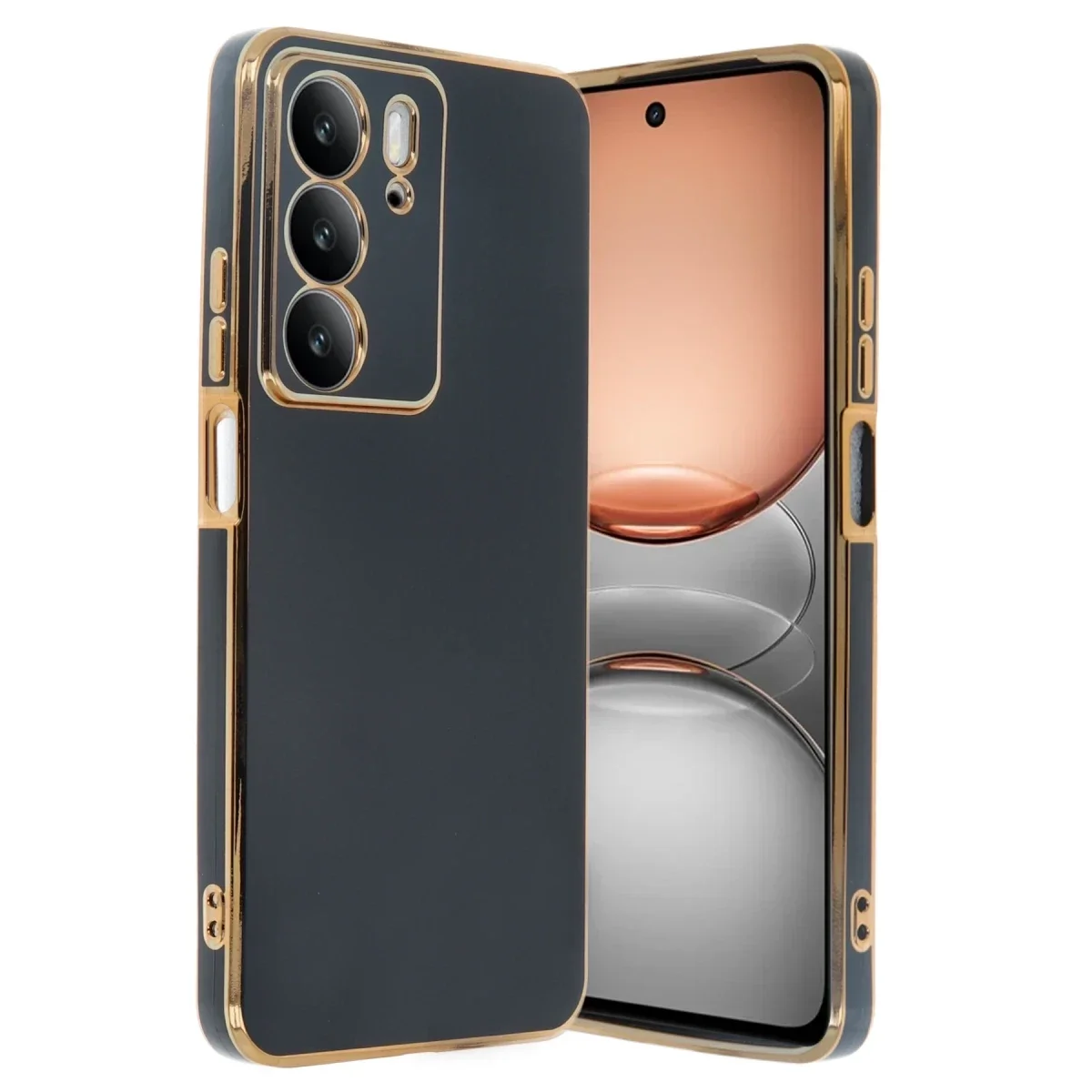 Realme C75 4G Kılıf Volet Silikon - Siyah