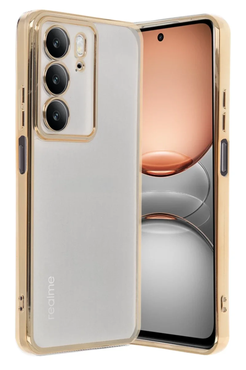 Realme C75 4G Kılıf Razer Lensli Silikon - Gold Fiyatı, Yorumları ve Özellikleri