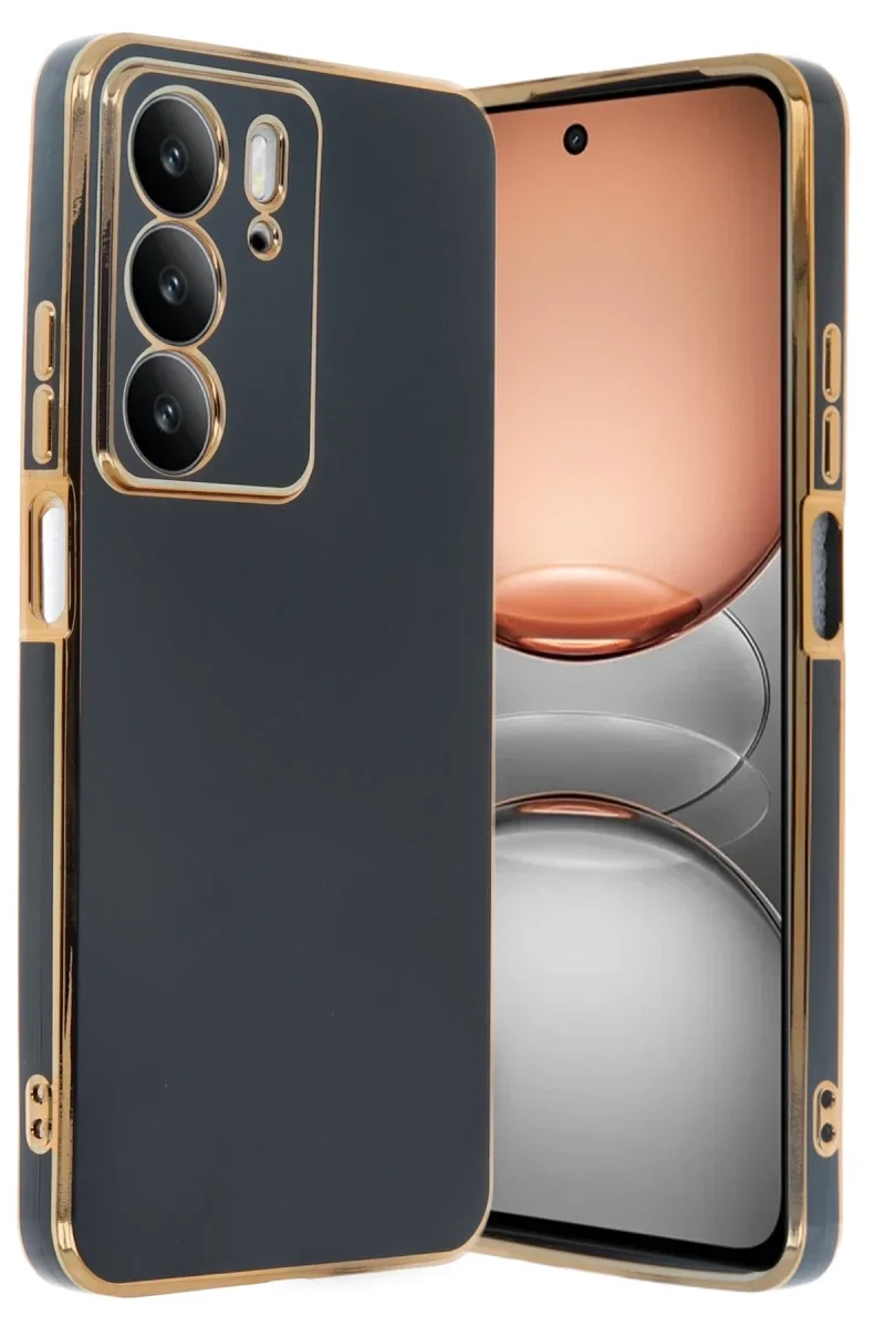 Realme C75 4G Kılıf Volet Silikon - Siyah
