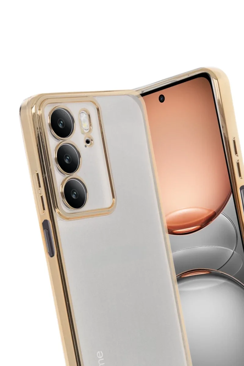 Realme C75 4G Kılıf Razer Lensli Silikon - Gold Fiyatı, Yorumları ve Özellikleri