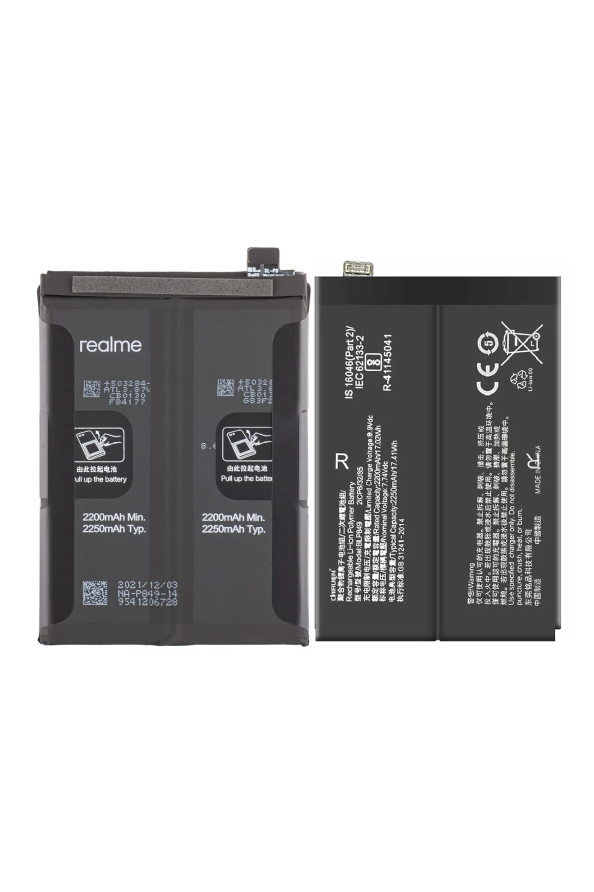 Realme GT Neo  2T Pil Batarya BLP849