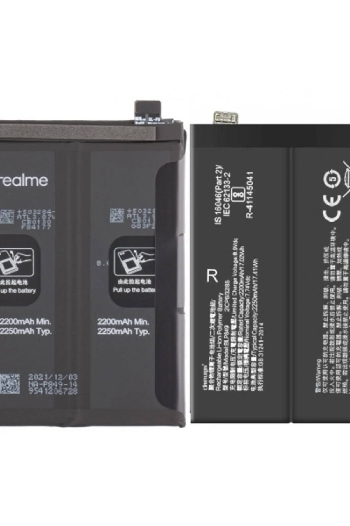 Realme GT Pil Batarya BLP849