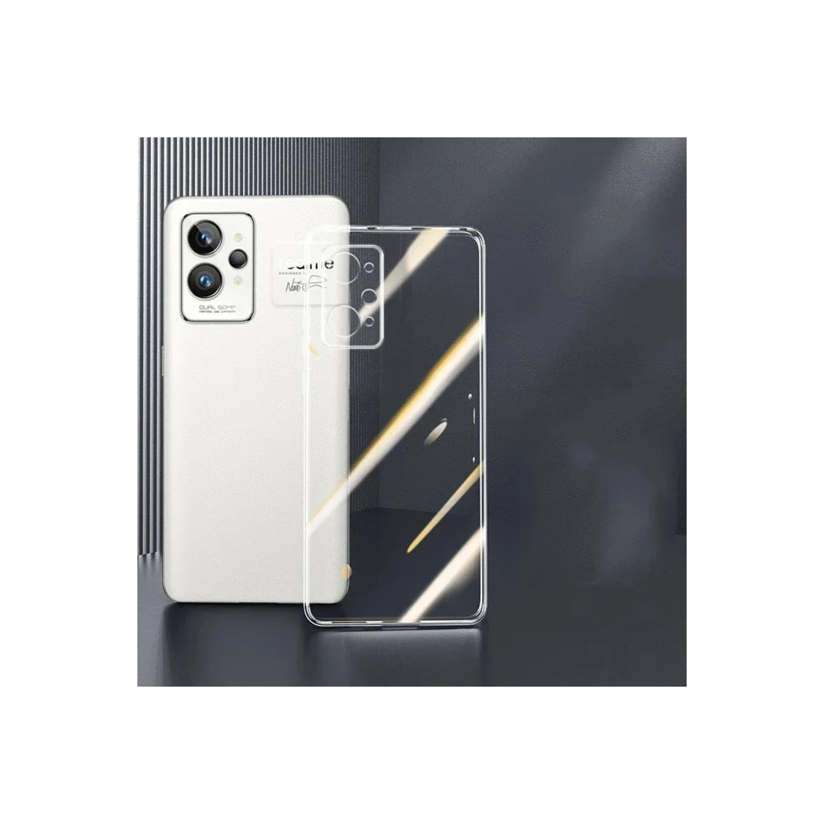 Realme GT2 5G Kılıf Lüx Şeffaf Silikon