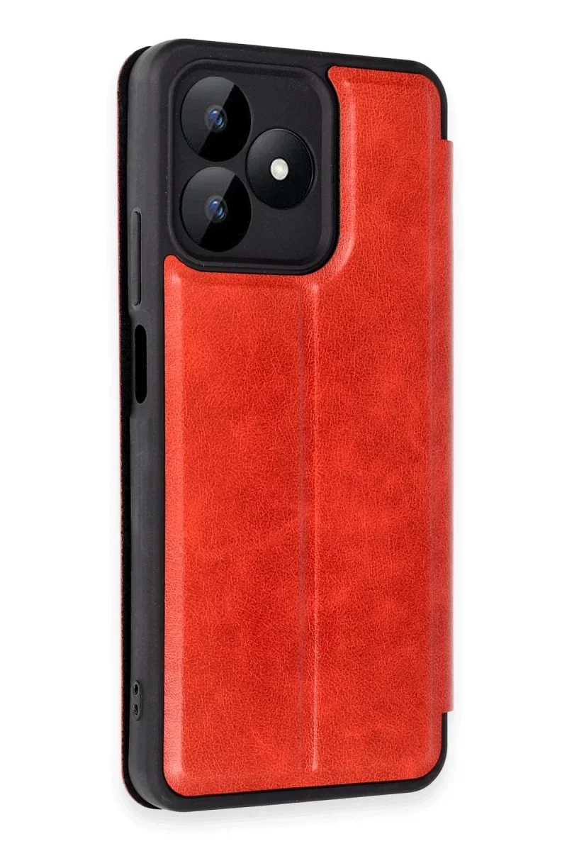 Realme Note 50 4G Kılıf Flip Cover - Kırmızı Fiyatı, Yorumları ve Özellikleri