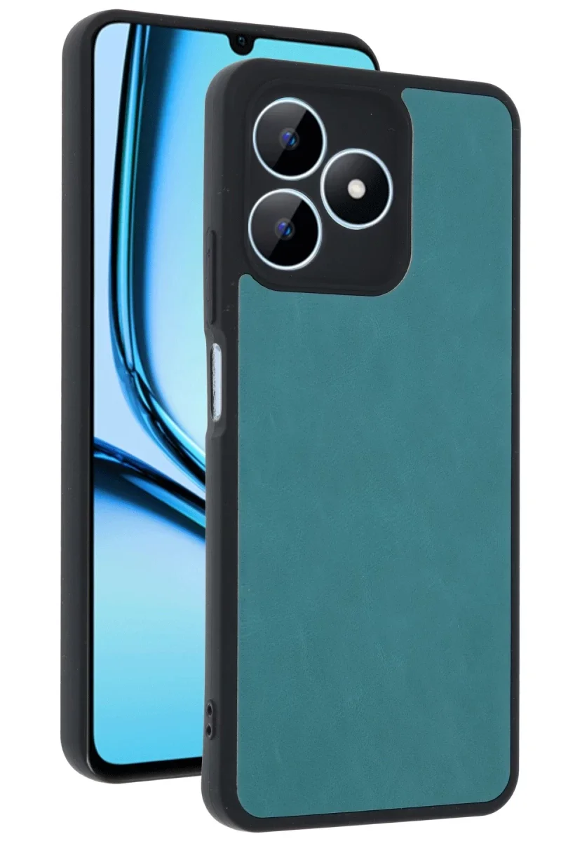 Realme Note 50 4G Kılıf Aras Deri Kapak - Açık Yeşil Realme Note 50 4G Kılıf Aras Deri Kapak - Açık Yeşil