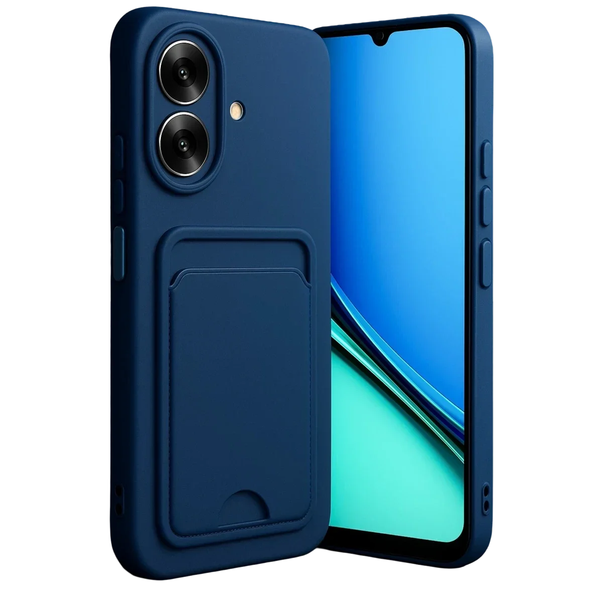 Realme Note 60 Kelvin Kartvizitli Silikon - Lacivert Realme Note 60 Kelvin Kartvizitli Silikon - Lacivert