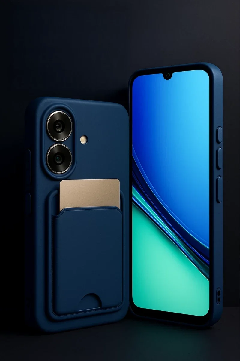 Realme Note 60 Kelvin Kartvizitli Silikon - Bordo Realme Note 60 Kelvin Kartvizitli Silikon - Bordo
