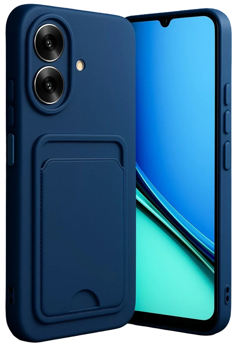Realme Note 60 Kelvin Kartvizitli Silikon - Lacivert Realme Note 60 Kelvin Kartvizitli Silikon - Lacivert