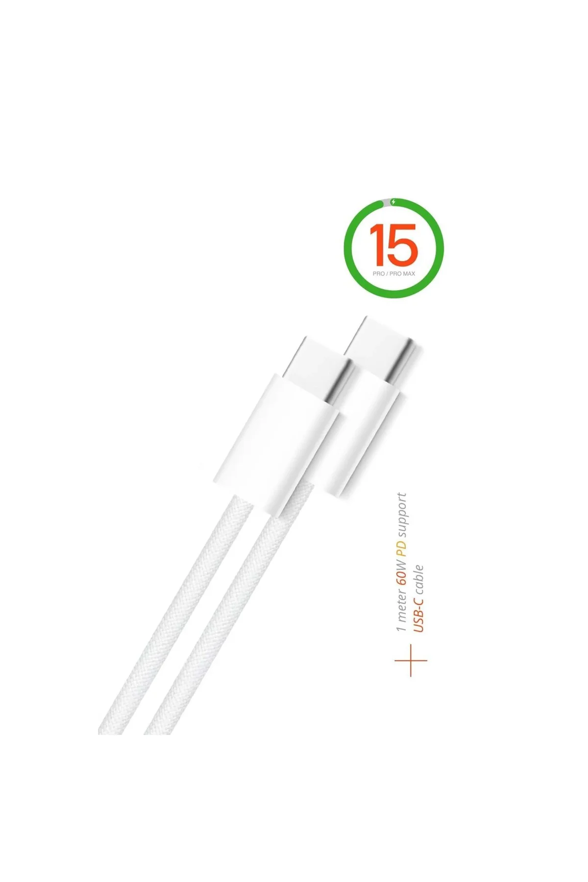 realme Q İle Uyumlu 20W Pd Şarj ve 60W Pd Destekli Type C -Type C Kablo Rxs27