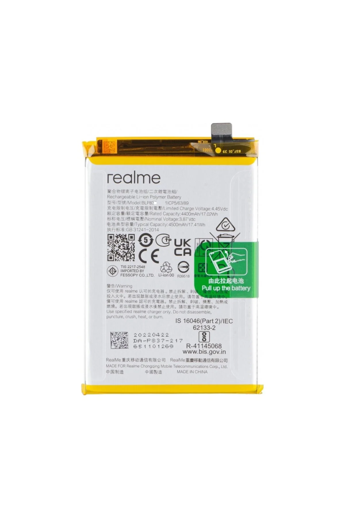 Realme V15 Pil Batarya Blp833