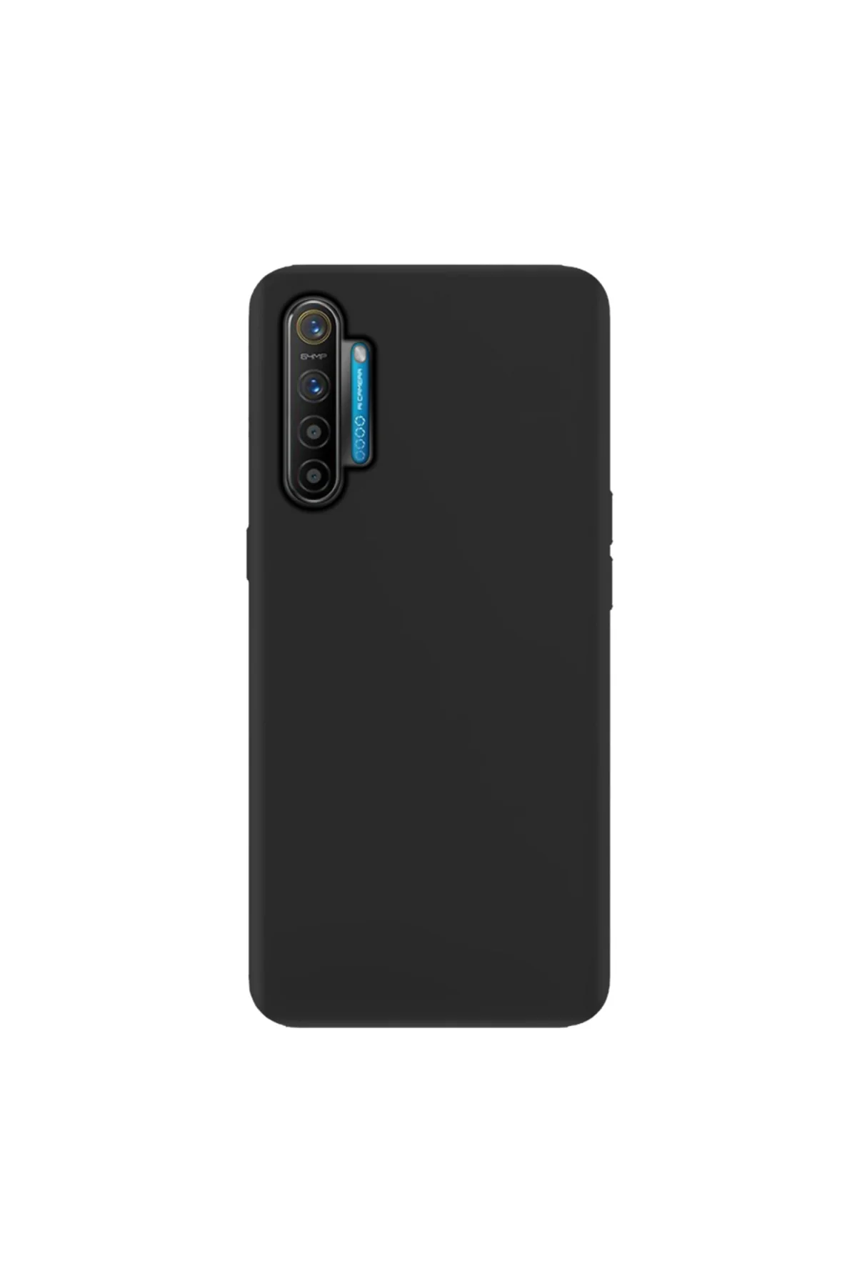 Realme XT İnce Mat Silikon Kılıf Siyah