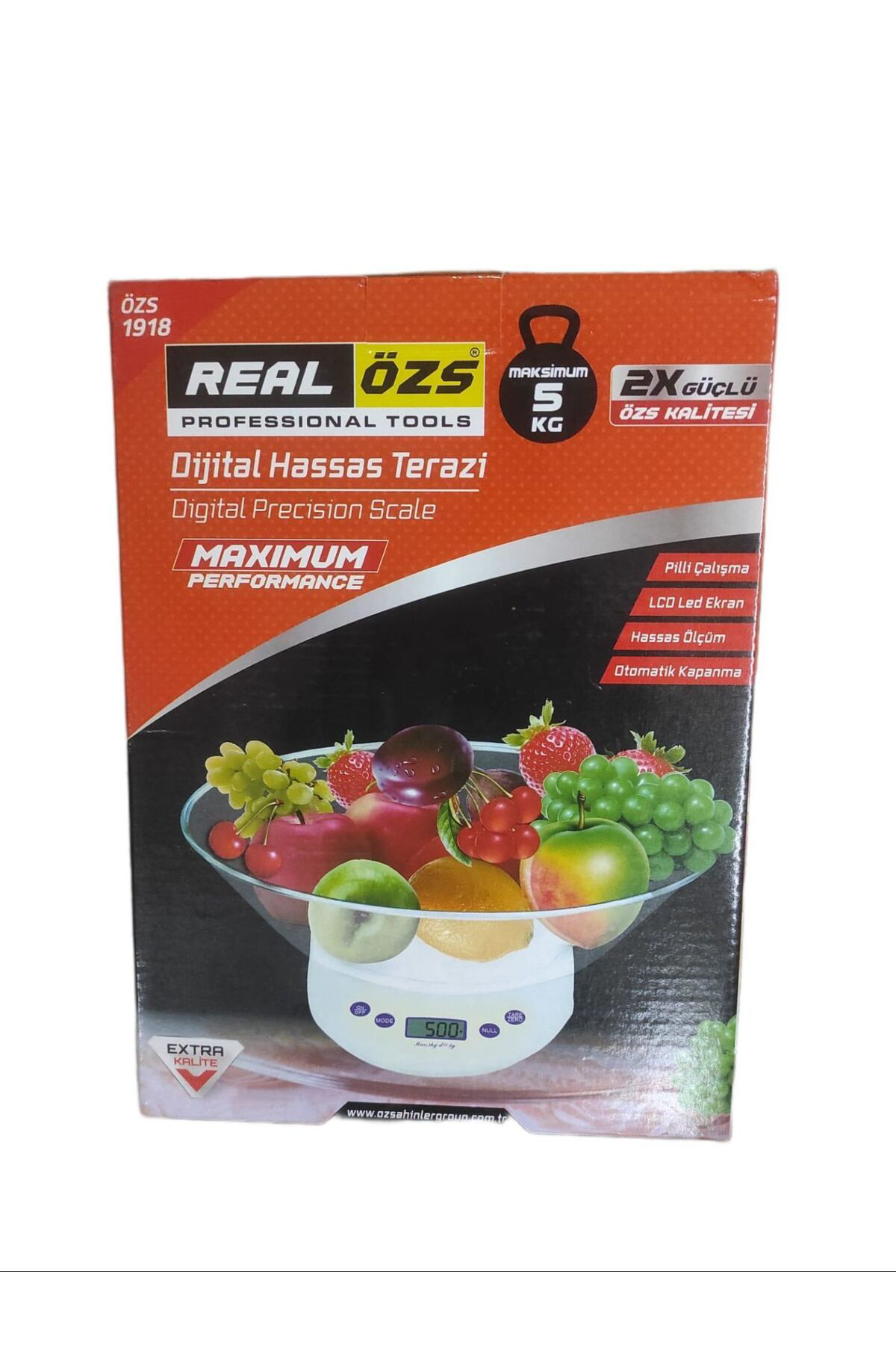 Realözs Özs-1918 Hassas Terazi 500 gr Kapasiteli-1gr Hassaslık