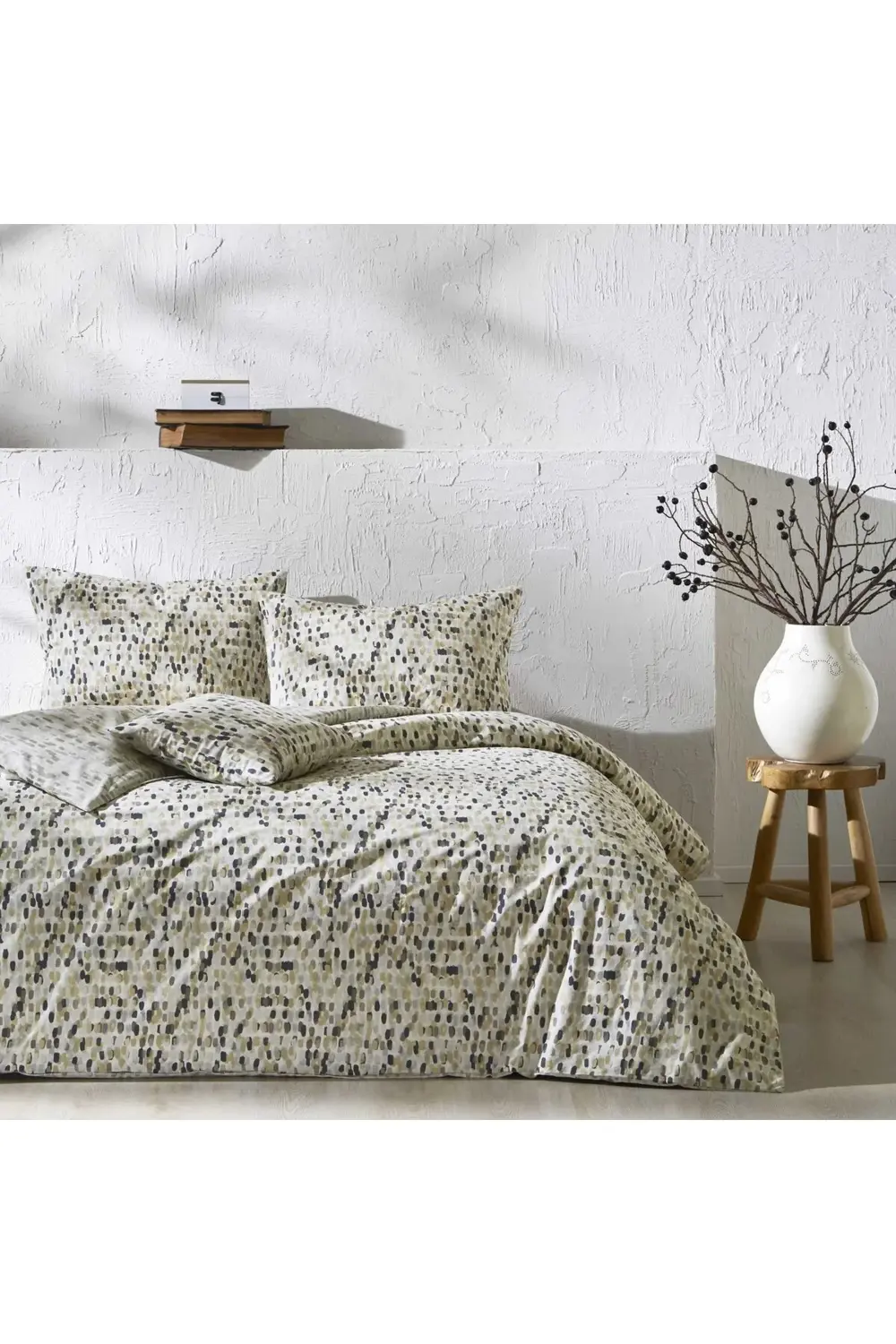 Reborn Disa Ranforce Çift Kişilik Nevresim Takımı Mavi