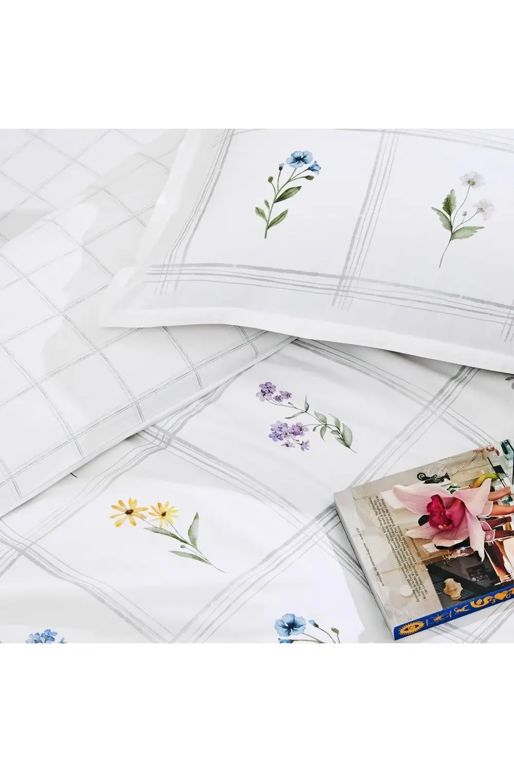 Reborn Harmony Organik Saten Çift Kişilik Nevresim Takımı Yeşil