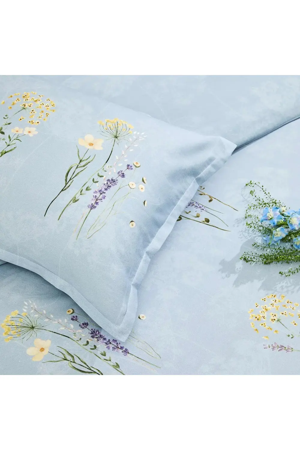 Reborn Organik Pamuk Çift Kişilik Saten Nevresim Takımı LİLLİAN