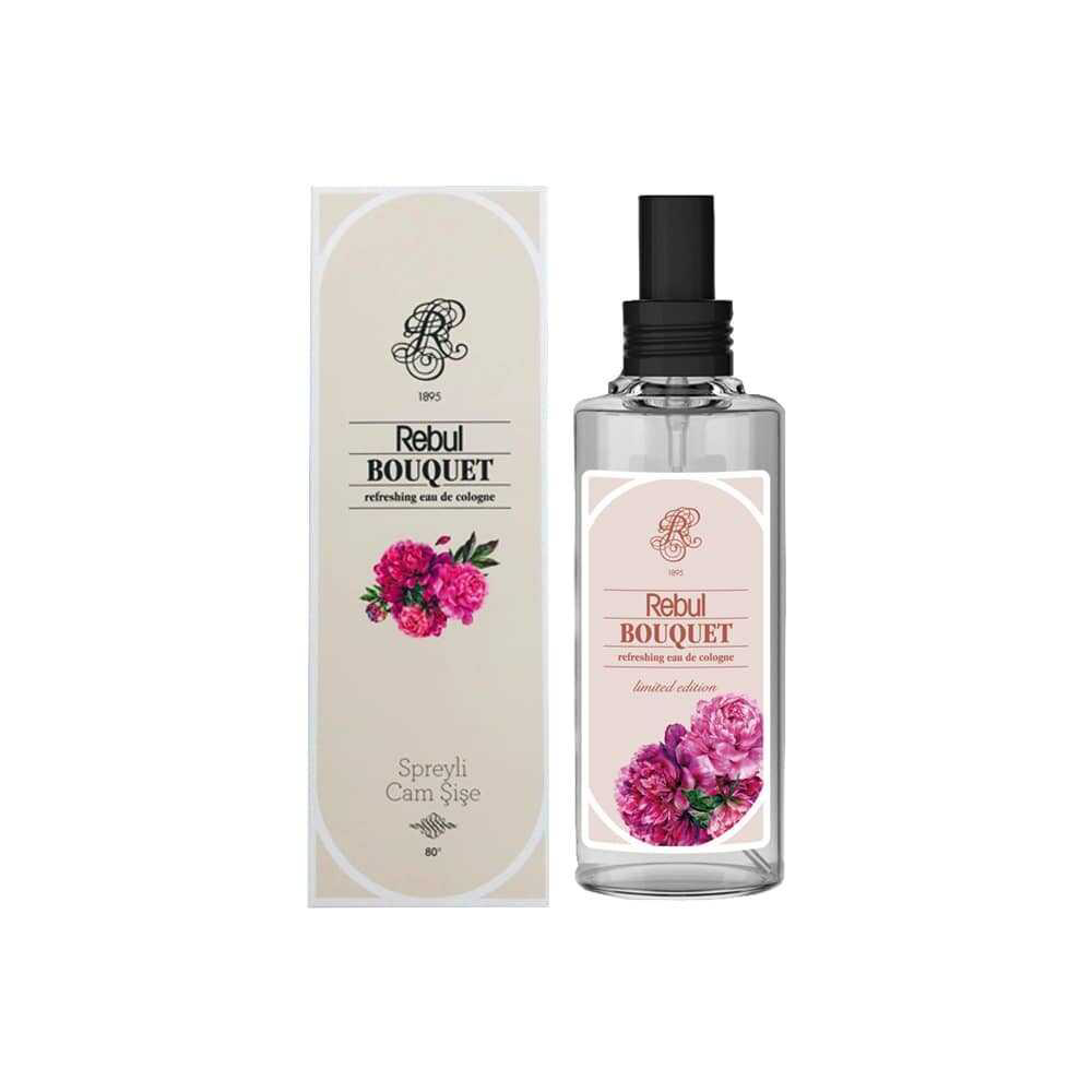 Rebul Kolonya 100 ml Bouquet Spreyli Cam Şişe Rebul Kolonya 100 ml Bouquet Spreyli Cam Şişe