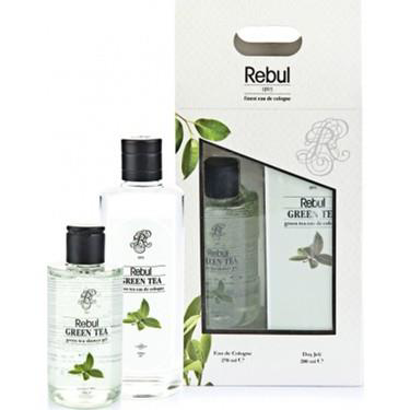 Rebul Kolonya 270 ml Green Tea + Duş Jeli 200 ml Rebul Kolonya 270 ml Green Tea + Duş Jeli 200 ml
