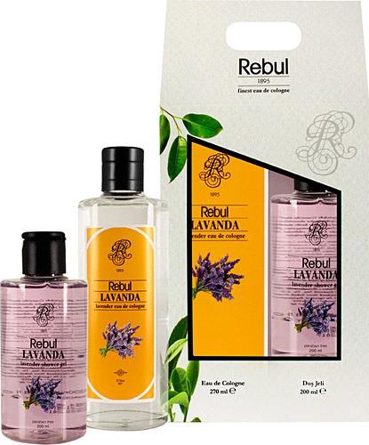 Rebul Kolonya 270 ml Lavanta + 200 ml Duş Jeli Rebul Kolonya 270 ml Lavanta + 200 ml Duş Jeli