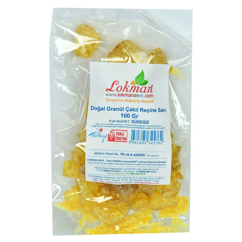 Reçine Doğal Granül Çakıl Sarı 100 Gr - Dekoratif Bahçe ve Peyzaj Çakılı Fiyatı, Yorumları ve Özellikleri