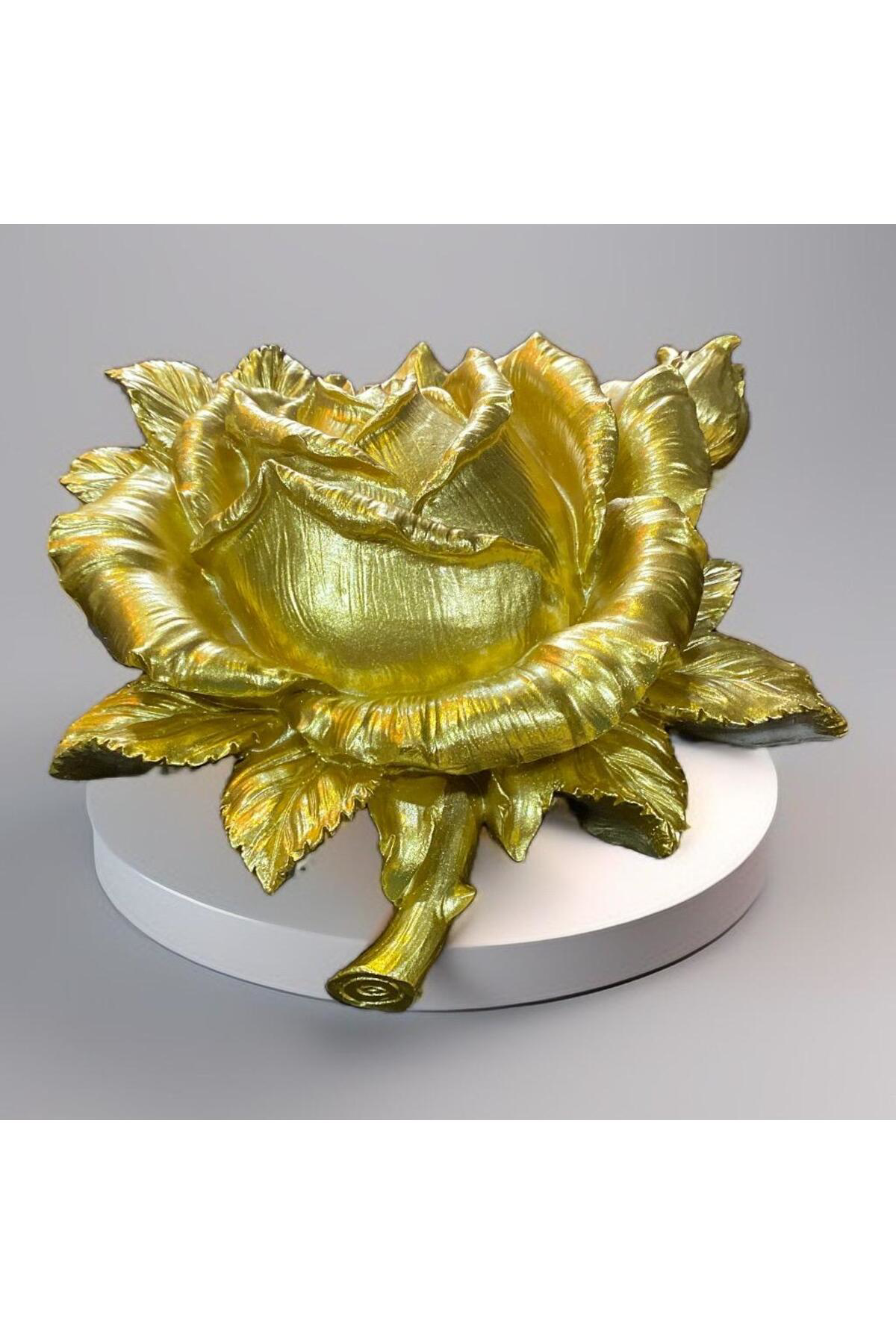 Elif Aksesuar Reçine Gül Duvar Dekoru