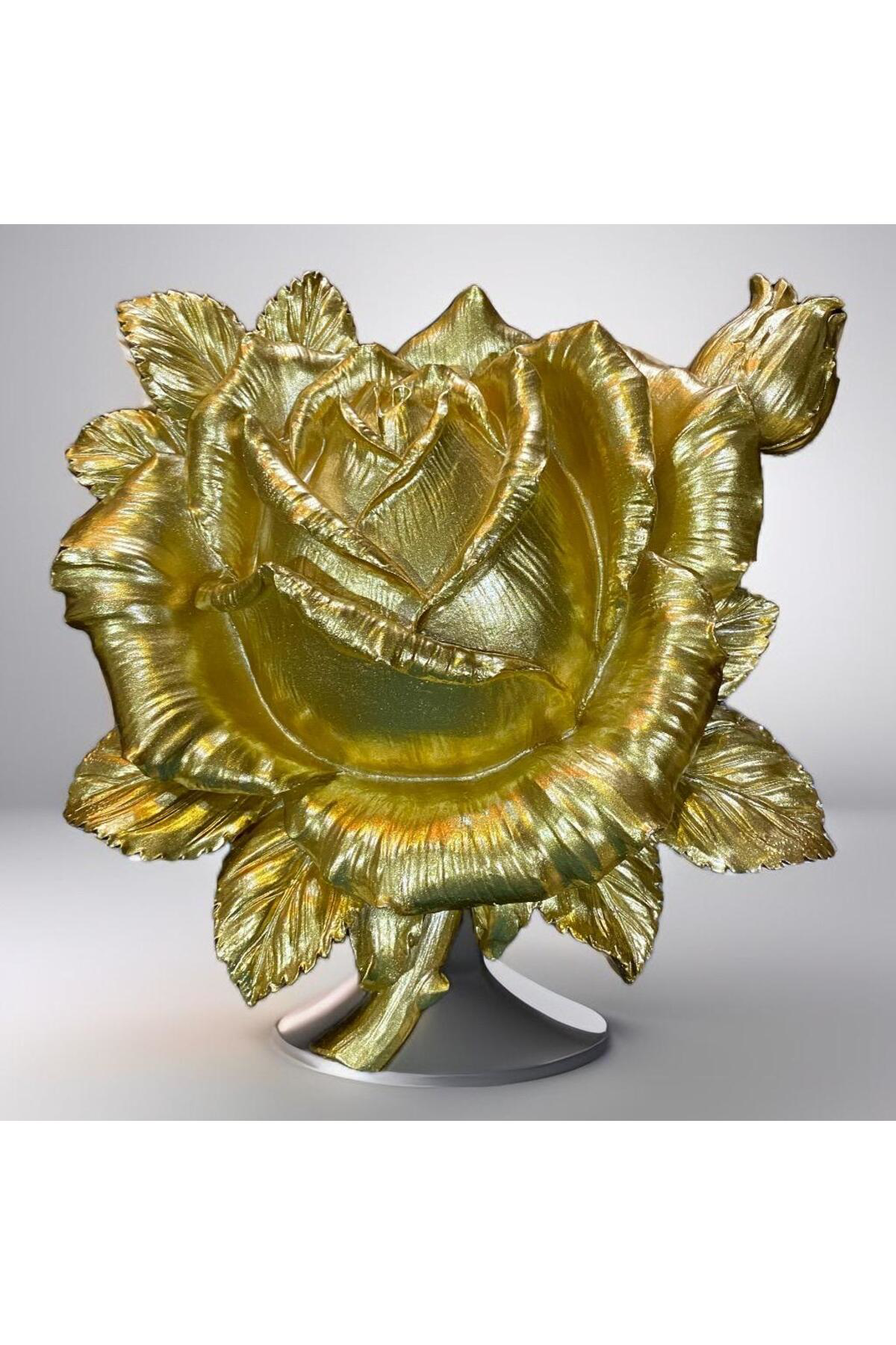 Elif Aksesuar Reçine Gül Duvar Dekoru