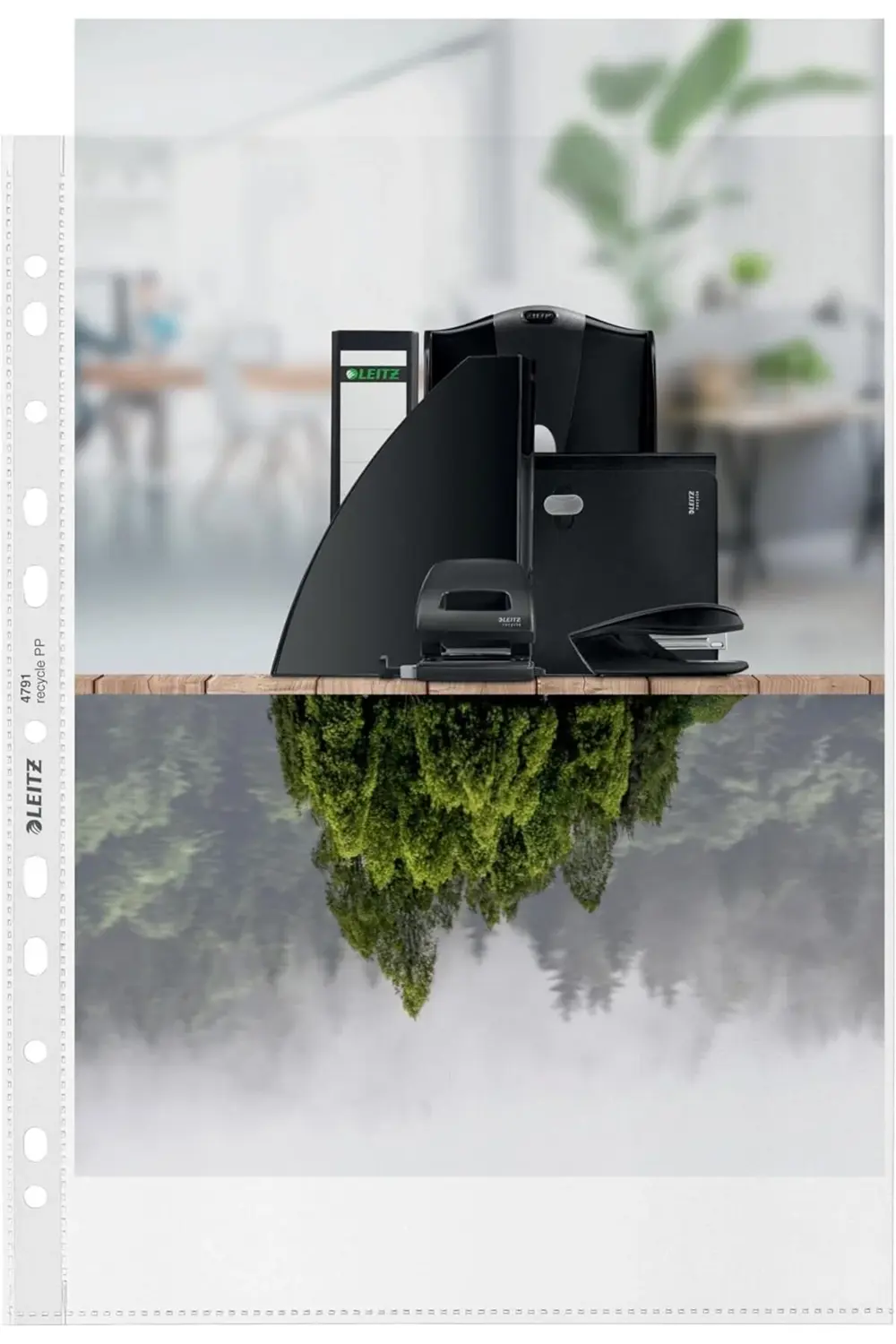 Recycle Poşet Dosya, A4, Şeffaf, 25 Adet 1185222