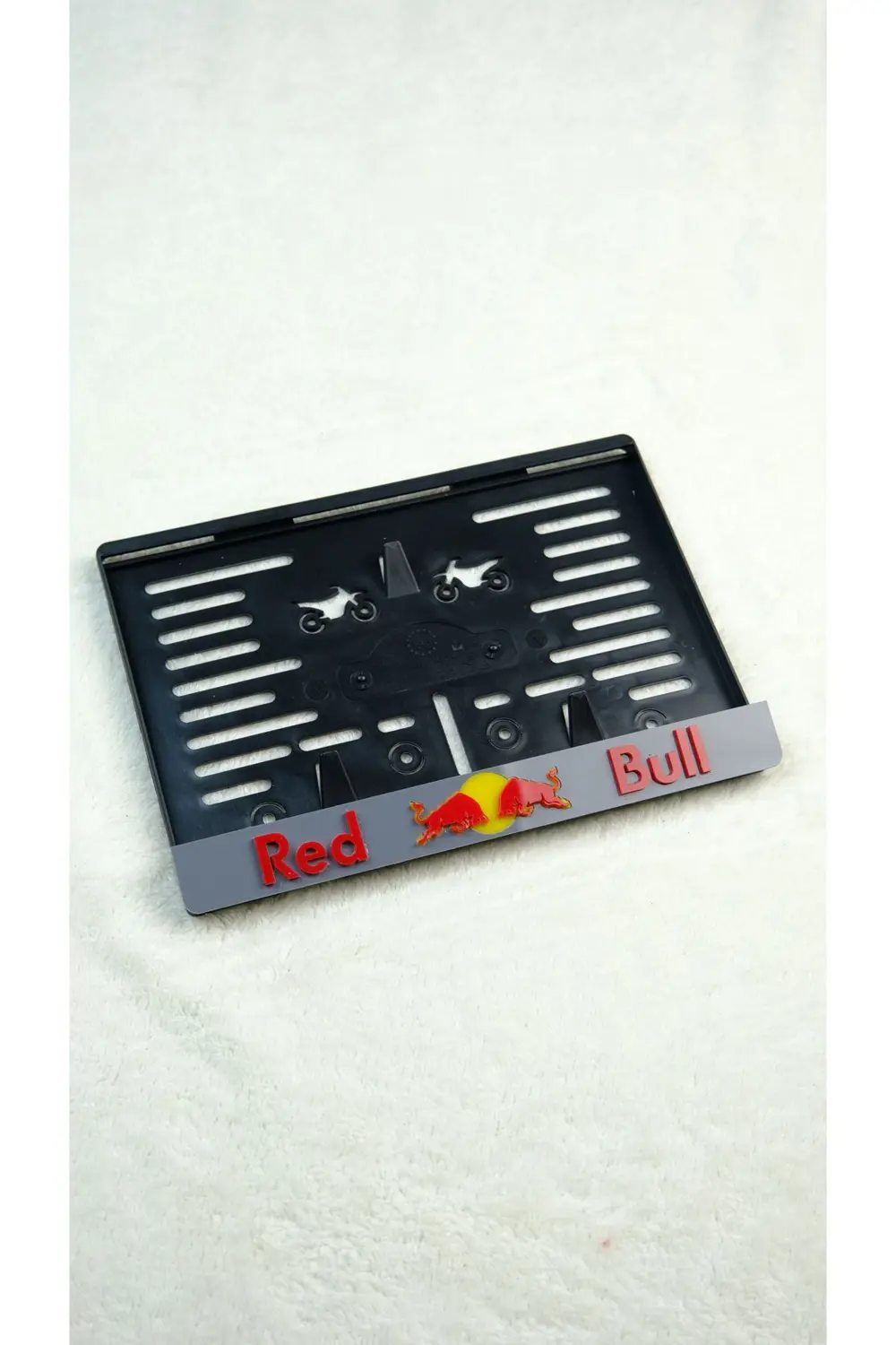 Red Bull 3D Uyumlu Lazer Kesim Pleksi Motor Plakalık