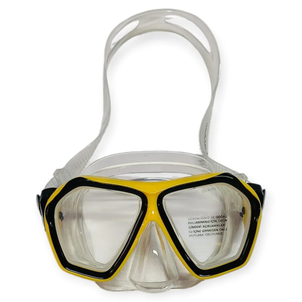 red Camlı Premium  Dalış Maskesi ve Snorkel Yetişkin - Sarı - 1 ADET Fiyatı, Yorumları ve Özellikleri