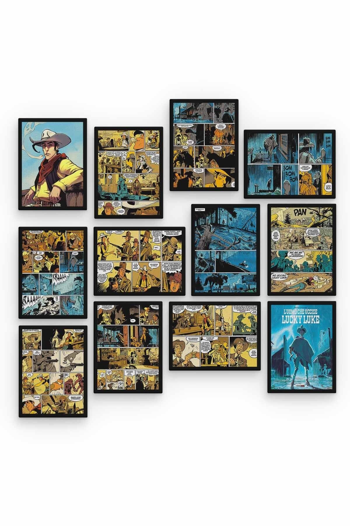 Red Kit 12 Parça Ahşap Mdf Tablo Zlltb336