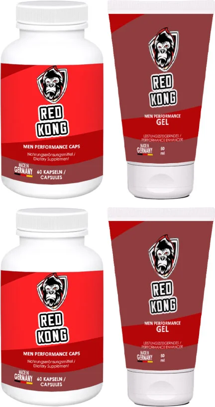 Red Kong Erkek Seti: 2'li 60LI Renkong Kapsül ve 2'li 50ml Jel - Güç ve Dayanıklılık Fiyatı, Yorumları ve Özellikleri
